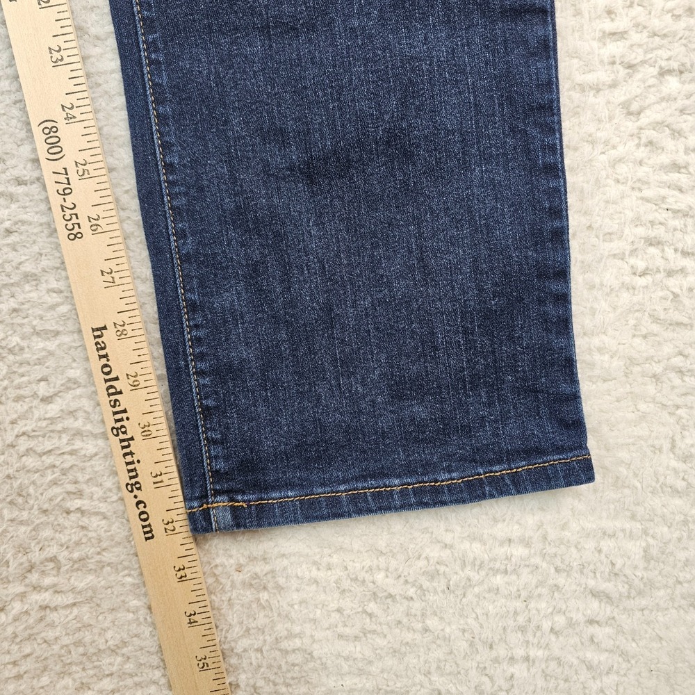 NYDJ Jeans Women's 14 Blue Med Wash Straight Leg High Rise Lift Tuck Technology - Picture 9 of 16